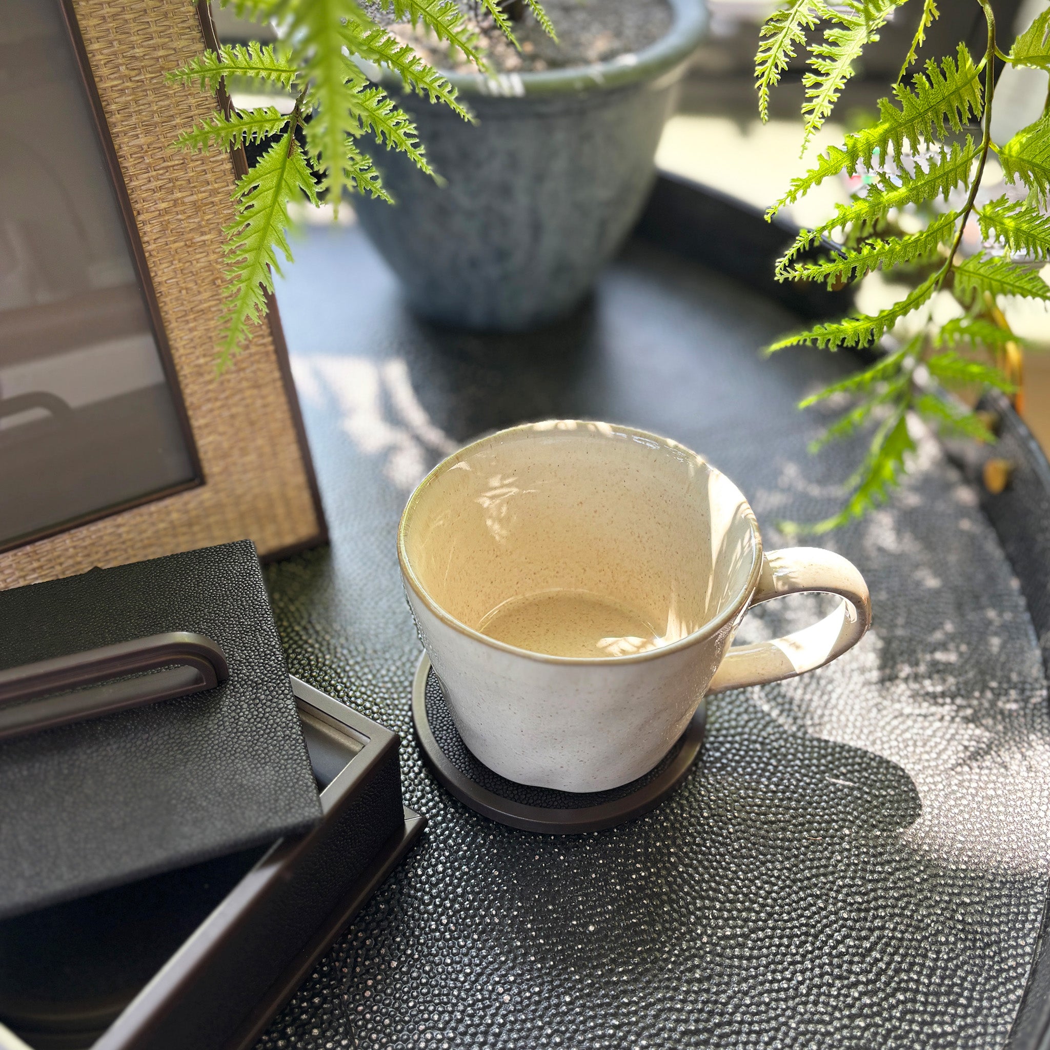 Stoneware Cream Mugs - Set of 4